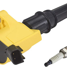 ENA Heavy Duty Ignition Coil Platinum Spark Plug Set of 8 Compatible with Ford F150 F250 F350 F450 F550 Pickup Truck and Ford Excursion & Econoline V8 V10 DG508 SP479