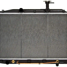 Puermto Automatic Automotive Radiator 1 Row OE Replacement Compatible with 2006-2011 Accent 1.6L 102-1256