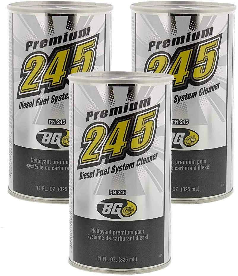 3 cans of BG 245 Premium Diesel Fuel System Cleaner