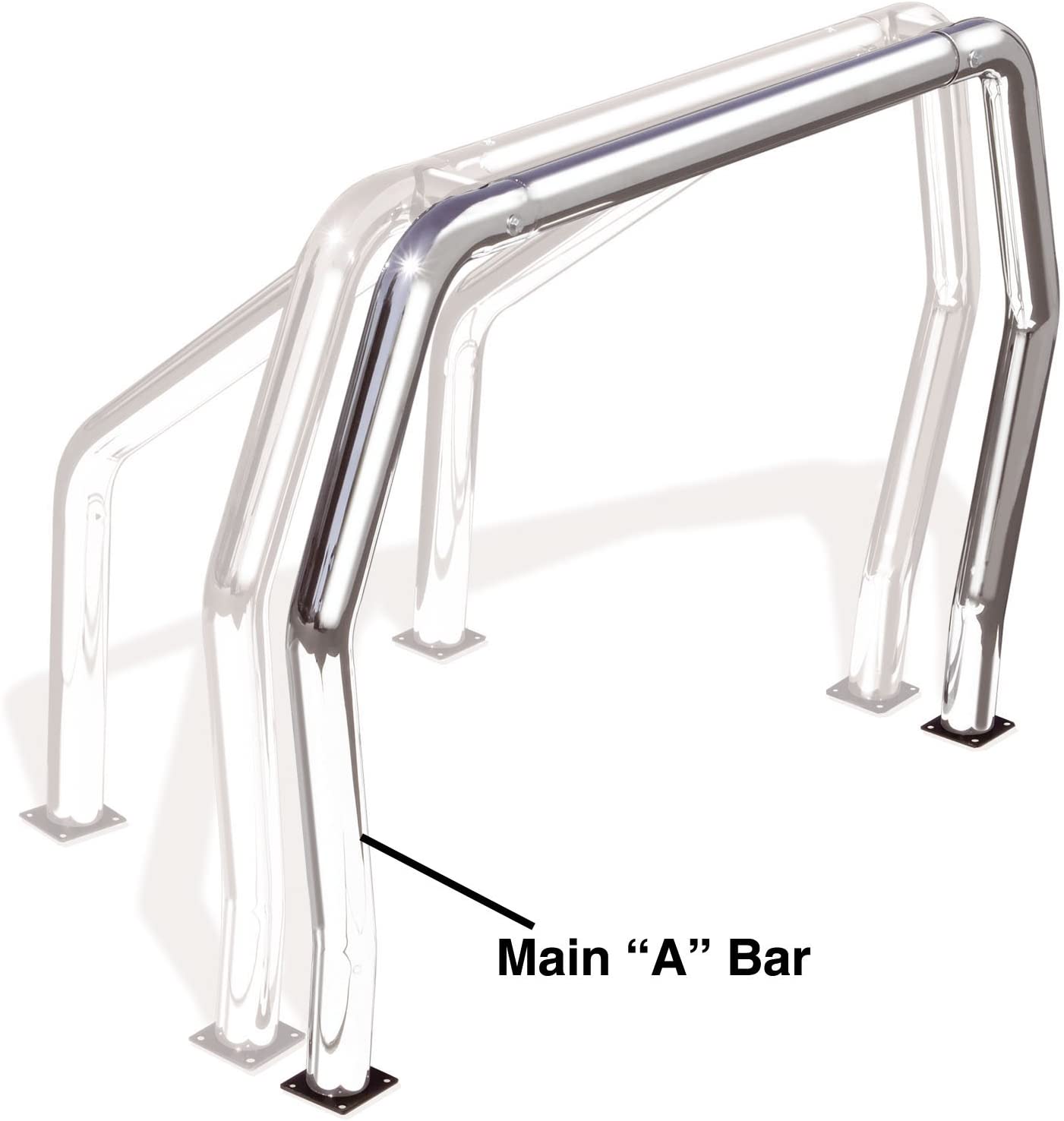 Go Rhino! (98001PS) Truck Bed Bar