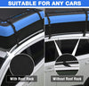 Tukuos Car Roof Bag Cargo Carrier,15 Cubic Feet Heavy Duty Rooftop Cargo Carrier with Anti-Slip Mat,Waterproof Bag,4 Lengthen Reinforced Straps,4 Door Hooks Suitable for All Vehicle with/Without Rack