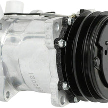 SUPERFASTRACING Air Conditioning A/C Compressor Clutch for 1985 1987-1990 Jeep Wrangler SD508 Sanden Style V-Belt 2 Grooves Pulley 3/4Inch 7/8Inch Ports CO 9537C