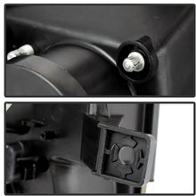 Spyder Auto Projector Style Headlights Black/Clear, PRO-YD-FF15013-LBDRL-HID-BK
