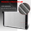 2423 Factory Style Aluminum Radiator Replacement for 02-14 Cadillac Escalade/Chevy Silverado/Suburban/Sierra/Yukon XL AT