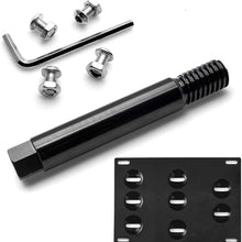 Xotic Tech for Jeep Renegade 2015+ Black Front Bumper Tow Hook License Plate - No Drill Mounting Bracket Adapter Kit