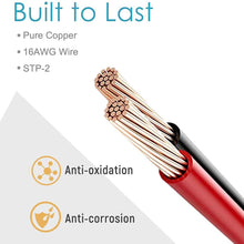 POWISER SAE 4 to 1 Extension Cable Quick Disconnect Connector, 1 SAE Polarity Reverse Adaptors, for Automotive, Solar Panel SAE Plug