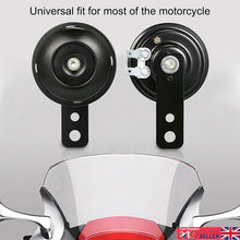 Esenlong 12V Super Loud 105dB Scooter Moped Dirt Bike ATV Motorcycle Air Horn 70mm (Black)