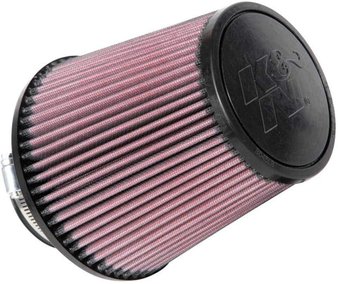 K&N Universal Clamp-On Air Filter: High Performance, Premium, Washable, Replacement Filter: Flange Diameter: 3 In, Filter Height: 6 In, Flange Length: 1.75 In, Shape: Round Tapered, RU-4180