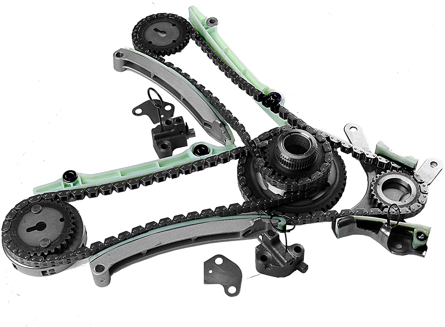 SCITOO Timing Chain Kit fits for 2000 2001 9-3443 9-0393S for Dodge Dakota Durango Ram 1500 for Jeep Grand Cherokee 4.7L