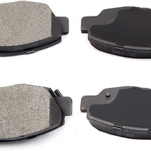 AUTOMUTO Ceramic Discs Brake Pads Kits, Front 4pcs Ceramic Disc Brake Pad fit for 97 98 99 Acura CL, 90 91 92 93 94 95 96 97 98 99 00 01 02 Honda Accord, 10 11 Honda Civic