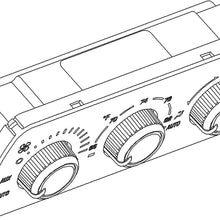ACDelco 15-72993 GM Original Equipment Roof Console Auxiliary Heating and Air Conditioning Control Panel