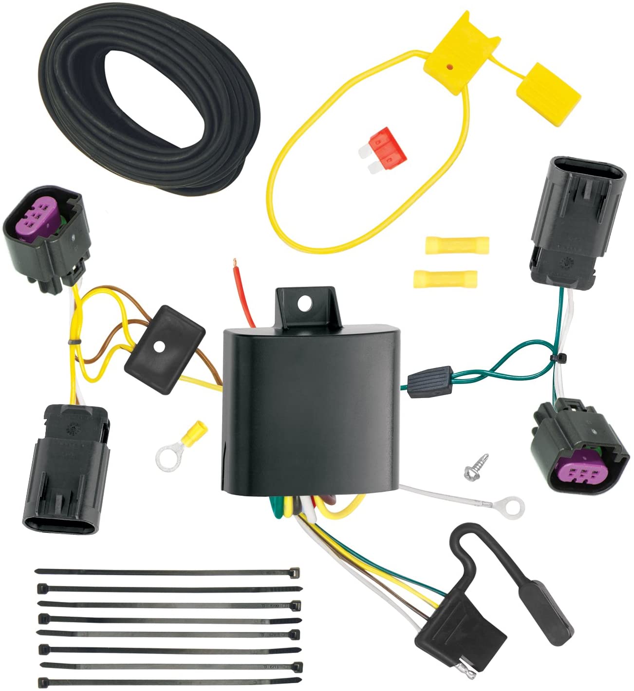 Tekonsha 118567 T-One Connector Assembly with Upgraded Circuit Protected ModuLite Module