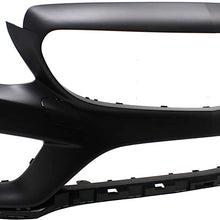 Front Bumper Cover Compatible with MERCEDES BENZ C-CLASS 2015-2018 Primed with Sport Package Convertible/Coupe/Sedan - CAPA