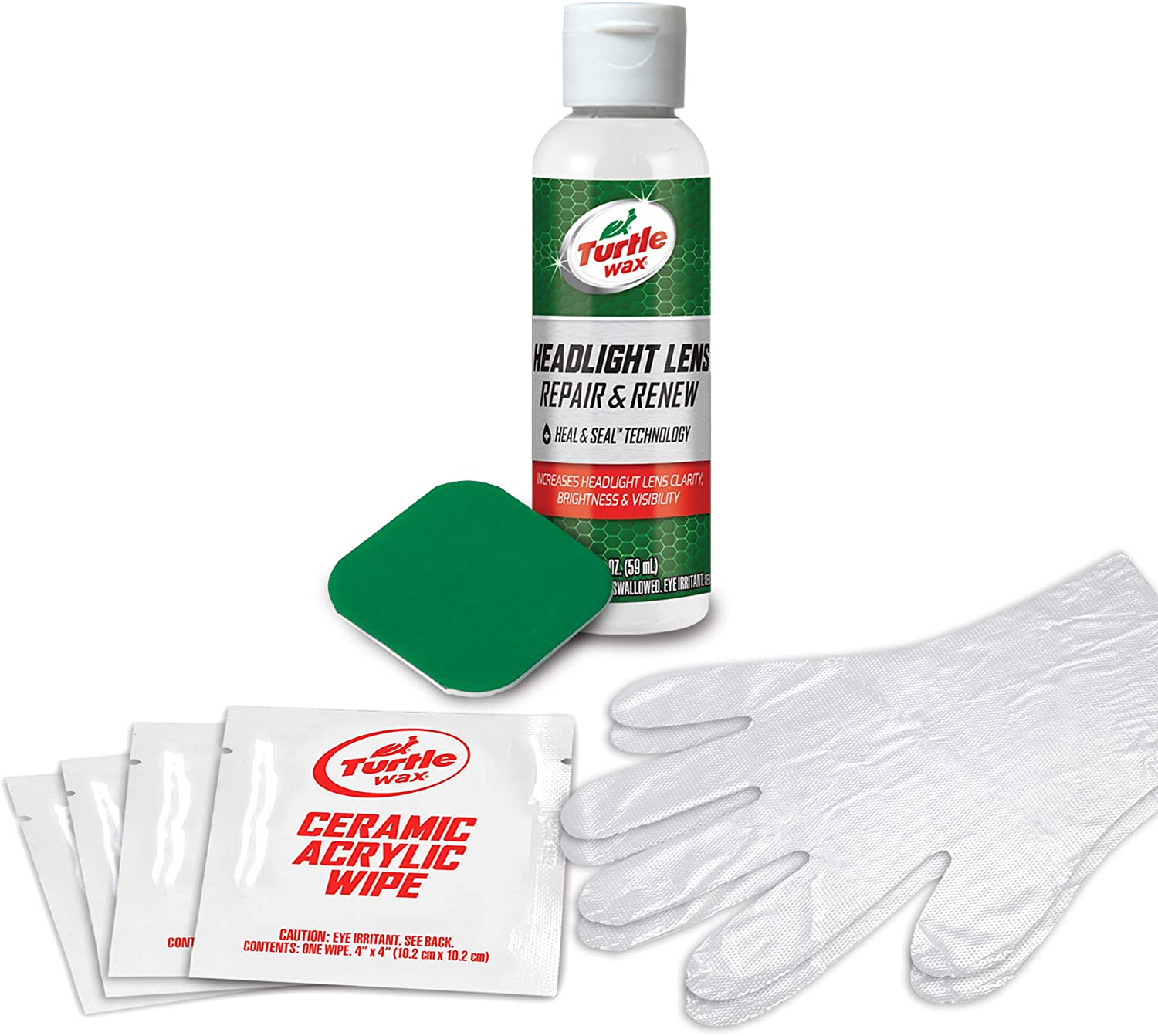 Turtle Wax 53435 Speed Headlight Lens Restorer Kit