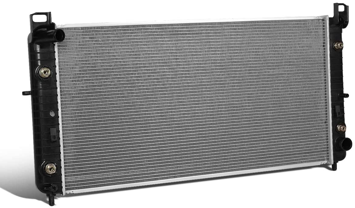 2537 OE Style Aluminum Core Cooling Radiator Replacement for Chevy Silverado Suburban Sierra Sierra 2500 3500 AT 01-02