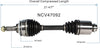 GSP NCV47092 CV Axle Shaft Assembly - Right Front (Passenger Side)