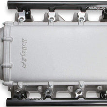 NEW HOLLEY MODULAR LO-RAM EFI MANIFOLD KIT,FRONT-FEED PLENUM,SILVER FINISH,COMPATIBLE WITH GM LS1,LS2 & LS6 GEN III & IV ENGINES