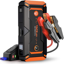 TACKLIFE T8 Pro 800A Peak 18000mAh Water-Resistant Car Jump Starter (up to 7.0L Gas, 5.5L Diesel Engine) with LCD Screen, USB Quick Charge, 12V Auto Battery Booster, Portable Power Pack