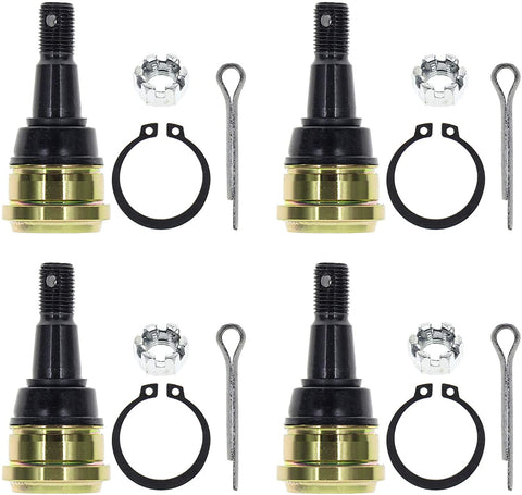 MOTOALL Upper And Lower Ball Joint Set for Polaris Predator 500 2003-2006 4-Ball Joints