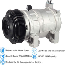 AUTEX AC Compressor and A/C Clutch CO 10778JC Compatible with Altima 2002 2003 2004 2005 2006 2.5L