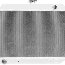 Mishimoto MMRAD-CHABB-7026X X-Line Performance Aluminum Radiator Compatible With Dodge Charger Challenger 1968-1973 Silver