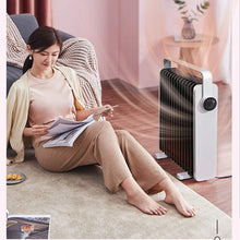 LYYAN 2200W Oil-Cooled Heater Fast Heating Three-Speed Adjustable Household Energy-Saving Electric Heater (Black)