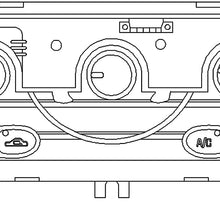 ACDelco 15-72681 GM Original Equipment Heating and Air Conditioning Control Panel with Rear Window Defogger Switch