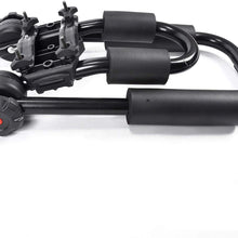 NOPOCA NP5674 Kayak/Canoe/Surf Ski/Boat/Snowboard 2pc J-Style Roof Rack Carrier Mounted on Car SUV and Truck Crossbar