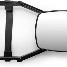 Camco 25653 Universal Clamp-On Towing Mirror (Dual View)