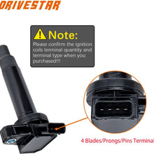 DRIVESTAR UF230 set of 8 Ignition Coils for Toyota 4Runner/Land Cruiser/Sequoia/Tundra 4.7L,for Lexus GS430/LS430/SC430/GX470/LX470 4.3L 4.7L 5.7L