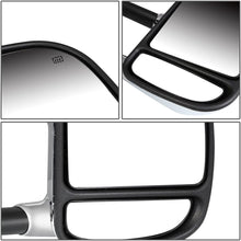 Pair Chrome Power Heated Glass Telescoping Folding Side Towing Mirrors Replacement for Ford Super Duty 99-07