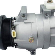 Deebior 1pc AC A/C Compressor Compatible with Century Regal Impala Lumina APV Malibu Monte Carlo Venture Alero Cutlass Cutlass Supreme Silhouette Grand Am Grand Prix Montana Trans Sport 3.1L 3.4L 3.8L