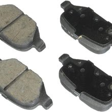 Bosch BE1569H Blue Disc Brake Pad Set with Hardware for 2012-15 Fiat 500 Vehicles - REAR