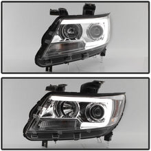 Spyder 5085276 Chevy Colorado 15-19 Projector Headlights - Light Bar LED - Chrome