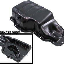 APDTY 375473 Engine Oil Pan With Drain Plug Fits 1.8L or 2.0L 2011-2014 Hyundai Elantra 2014 Hyundai Tucson 2014 Kia Forte 2012-2014 Kia Soul (Replaces Hyundai 21510-2E022, 215102E022)