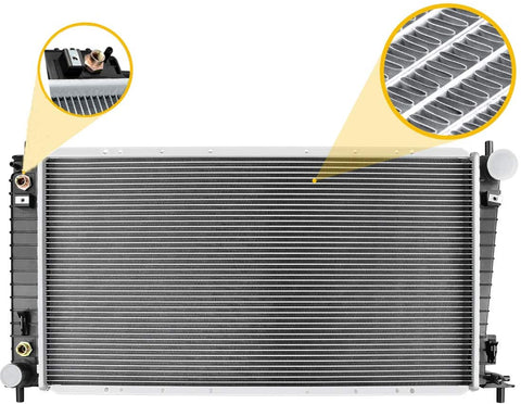 Maxiii Radiator Compatible with 2003 Ford Lobo V8 5.4L,1997-1998 Ford F-150 5.4L (ONLY FIT 5.4L), Ford F-250 F-350 Super Duty V8 5.4L,1997-1998,2002-2003 Ford F-150 V6 4.2L
