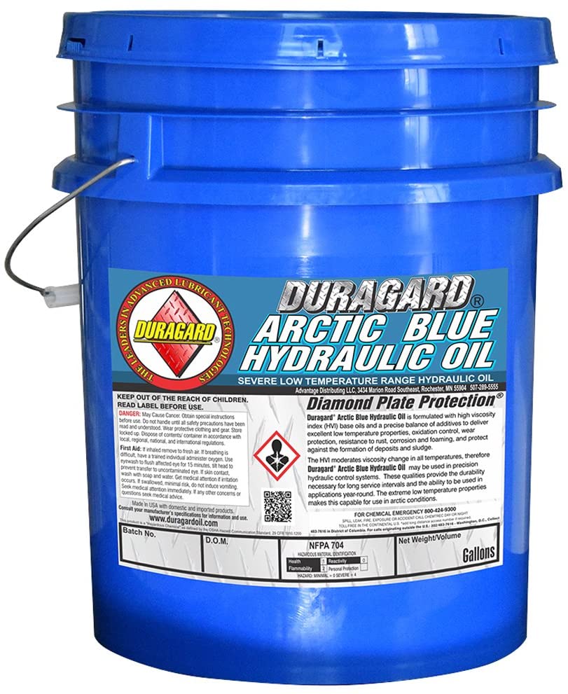 Duragard Arctic Blue Hydraulic Fluid - 5 Gallon Pail