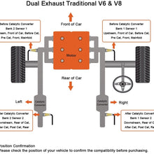 ABIGAIL A25719X Oxygen Sensor Upstream Downstream Replacement for Ford Aerostar Bronco E-150 E-250 E-350 Econolinev Explorer F-150 F-250 F-350 Flex Focus Ranger compatible with Motorcraft DY835 DY1093