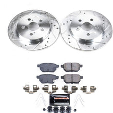 Power Stop K5503 Rear Brake Kit with Drilled/Slotted Brake Rotors and Z23 Evolution Ceramic Brake Pads