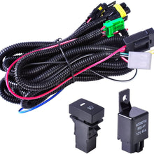 beler H11 Fog Light Lamp Wiring Harness Sockets Wire Switch Kits For Ford Infiniti Honda Lincoln Nissan Acura
