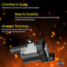 ENA Round Ignition Coil Compatible with Buick Cadillac Chevrolet GMC Hummer Isuzu Workhorse V8 C1251 UF262