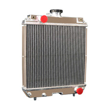 CoolingSky 2 Row All Aluminum Radiator for Tractor Kubota ZD18 ZD21 ZD221 GR2100 GR2110 GR2120 G2160 K2110-85010