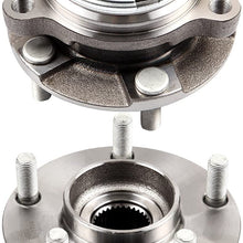 AUTOMUTO Wheel Hub Bearing, 513296 Front 5 Lugs Fit Infiniti Jx35/Infiniti Qx60/Nissan Murano/Nissan Altima/Nissan Maxima/Nissan Pathfinder 2007-2015(Pack of 2)