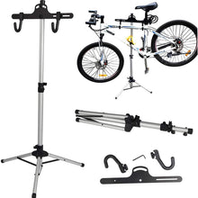 Bluetooth earphone Bike Repair Stand 70-132cm Telescopic Bicycle Maintenance Rack Multi Bicycle Storage Display Stand Parking Rack for Bikes Bike Stand, Adjustable Floor Bicycle Holder