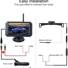 1080P HD Digital Wireless Backup Camera System 5 Inch IP68 Waterproof Color Monitor kit Hitch Rear View