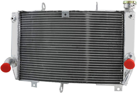 ALLOYWORKS All Aluminum Replacement Radiator For Suzuki GSXR600 2001-2003 GSXR750 2000 2001 2002 2003
