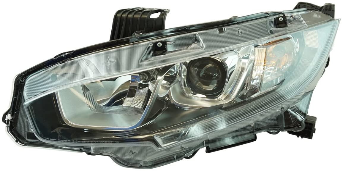 Halogen Headlight Lamp LH LF Driver Side for Honda Civic Brand