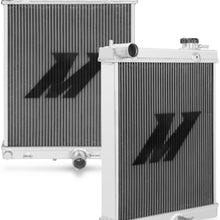 Mishimoto MMRAD-EVO-01H Half-Size Aluminum Radiator Compatible With Mitsubishi Lancer Evo 7/8/9 2001-2007
