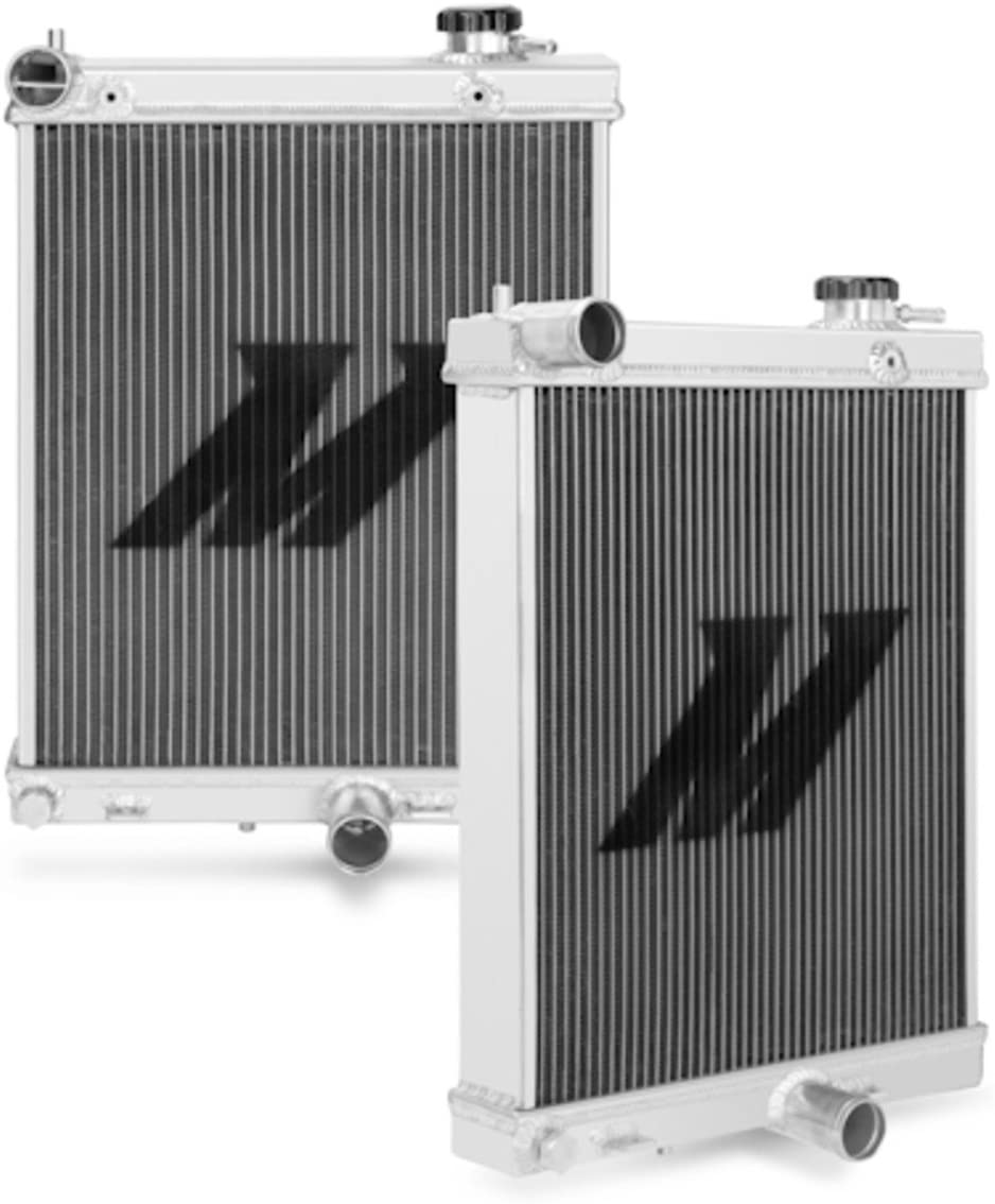 Mishimoto MMRAD-EVO-01H Half-Size Aluminum Radiator Compatible With Mitsubishi Lancer Evo 7/8/9 2001-2007