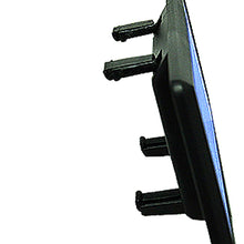 ICBEAMER 10.6" 270mm Flat Blue Surface Universal Fit Wide Angle Panoramic Auto Interior Rear View Blind Spot Mirror